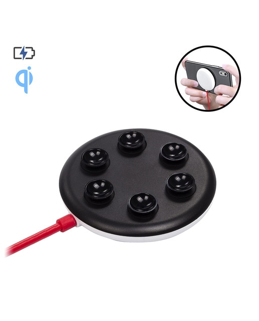 Imagen 0 de Cargador rápido Qi 10W con ventosas