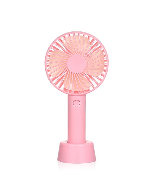Imagen 0 de Mini ventilador portátil con batería y soporte de sobremesa