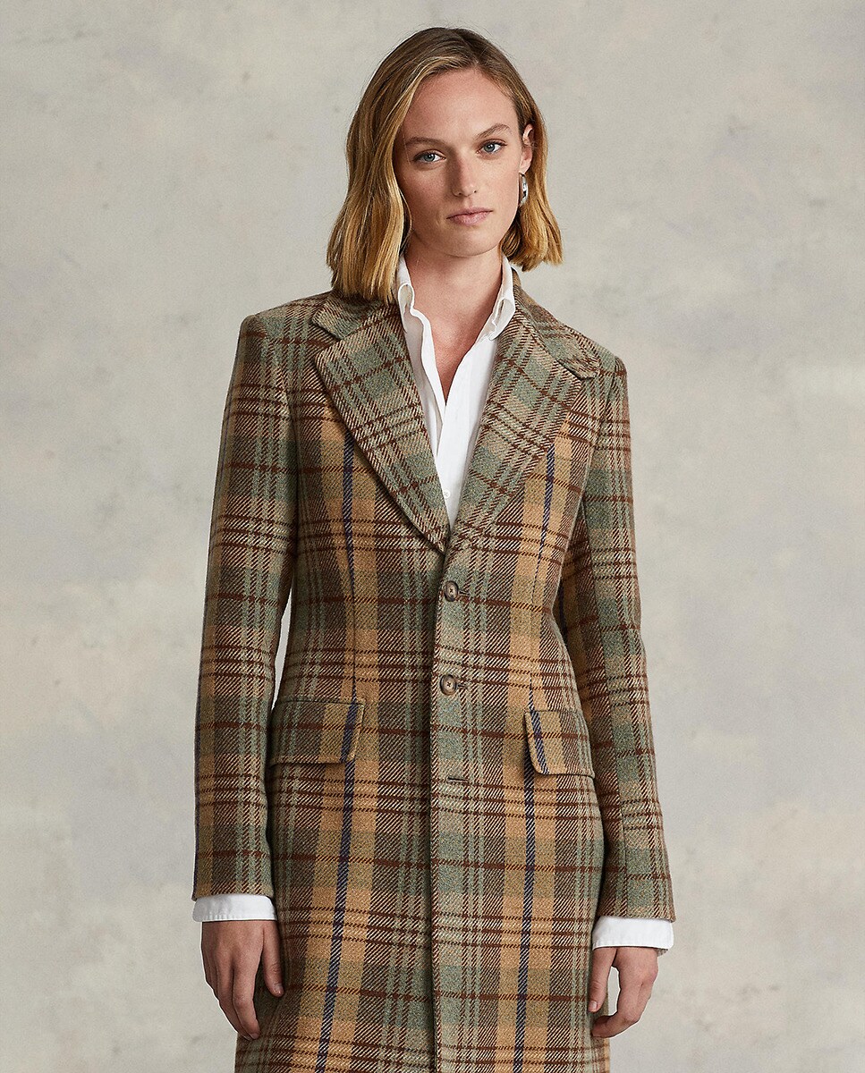 Abrigo de mujer de paño abotonado · Polo Ralph Lauren · El Corte Inglés