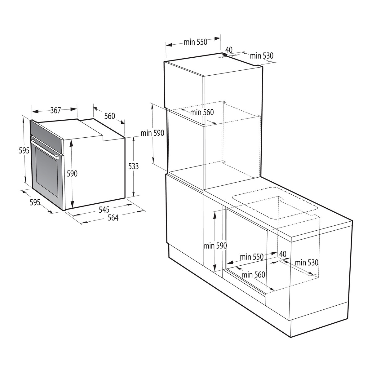 Horno multifunción Hisense con limpieza AquaClean - BI62216AX Inox-13