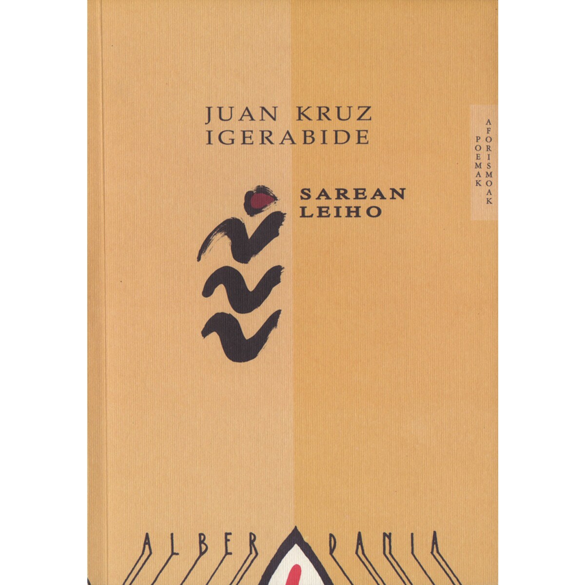 Imagem 0 de Sarean leiho: Poemak eta aforismoak(Tapa blanda)