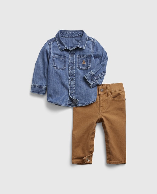 Conjunto camisa y pantalón de bebé niño · GAP · El Corte Inglés