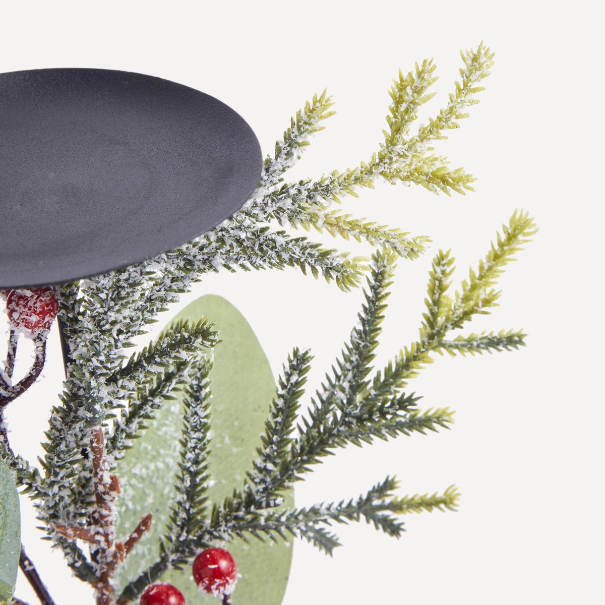 Centro de mesa de metal Berry Piña Navidad El Corte Inglés Verde-3