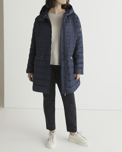 Imagen 0 de Plumífero de mujer talla grande acolchado largo