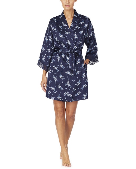 Imagen 0 de Kimono corto Satins estampado flores