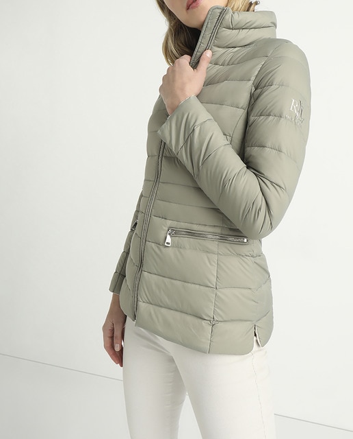 Imagen 0 de Parka corto de mujer acolchado con cremallera