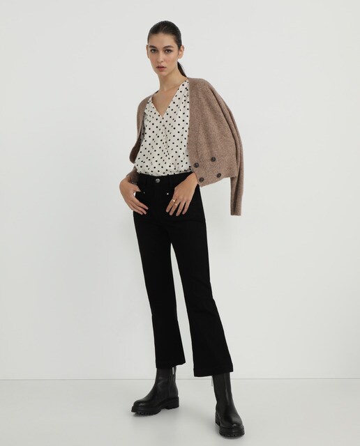 Vaquero crop flare bolsillos · Fórmula Joven · El Corte Inglés