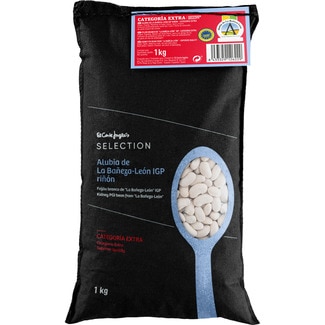 alubia blanca riñón extra IGP de la Bañeza-León saco 1 kg - El Corte Ingles Selection