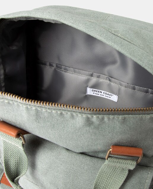 Mochila de mujer canvas kaki · Green Coast · El Corte Inglés
