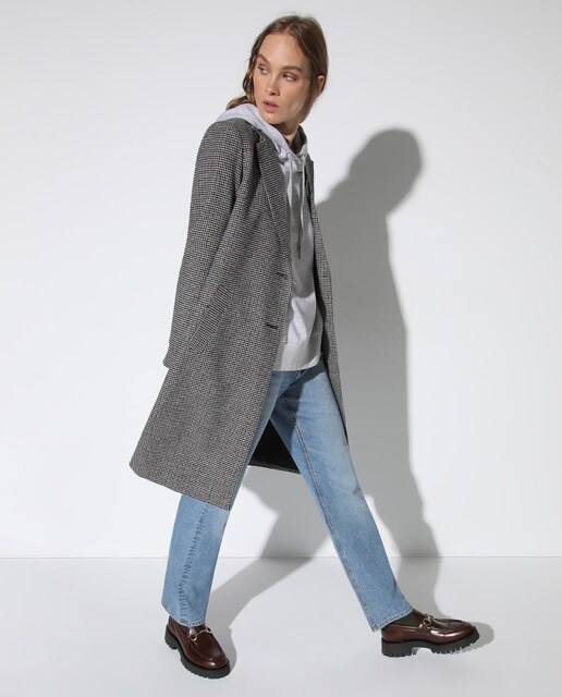 Abrigo de mujer recto dos botones · Easy Wear · El Corte Inglés