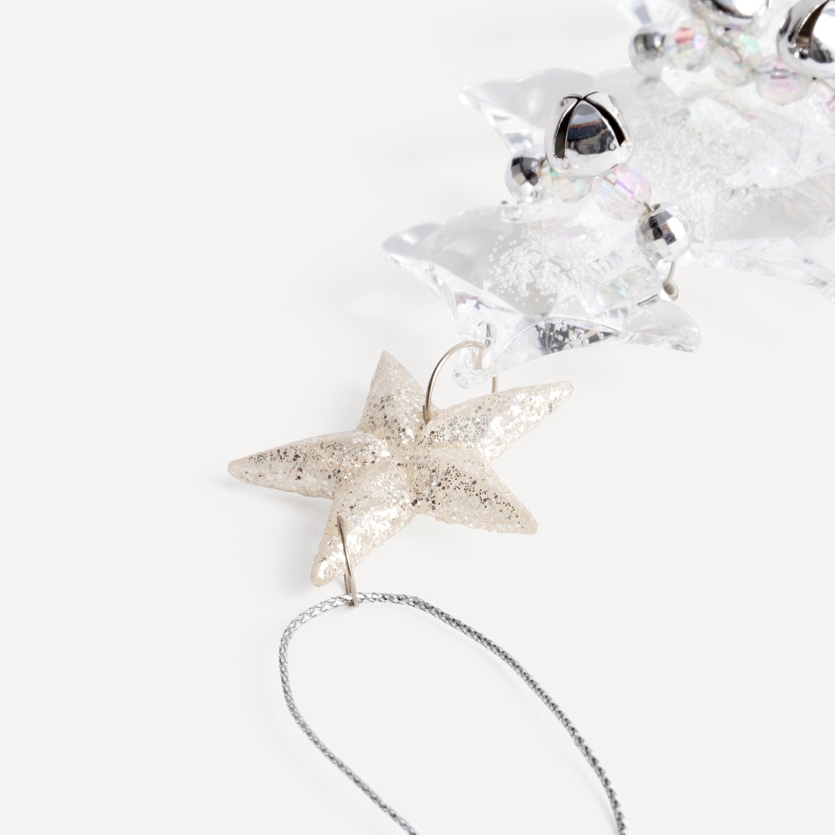 Enfeite para Árvore com Guizo Transparente-3