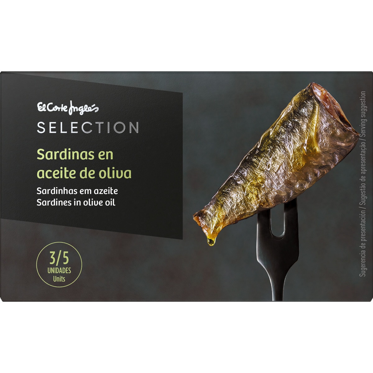 Sardinhas em Azeite 3-5 Unidades lata 87 g