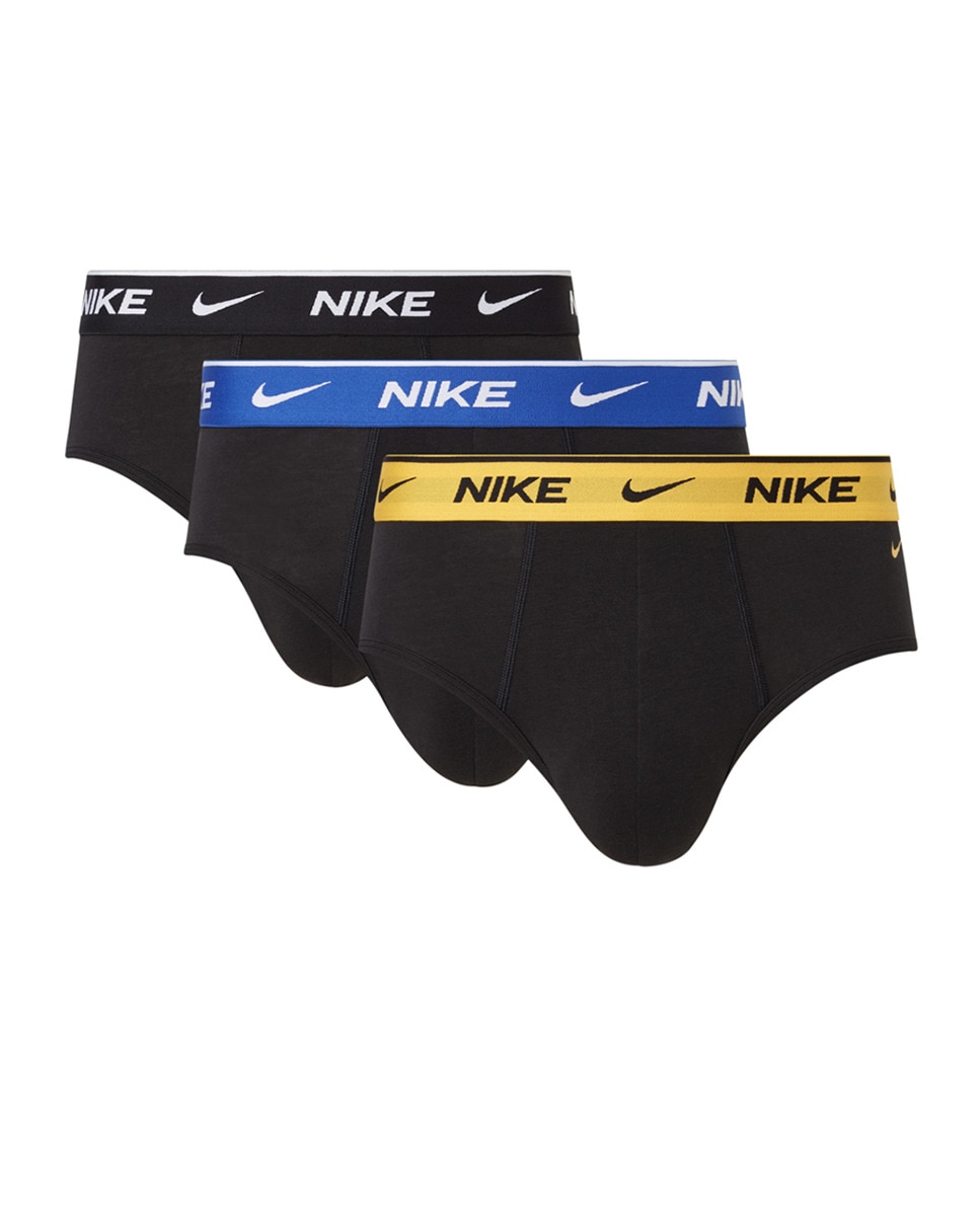 Pack de 3 slips pretos Preto-1