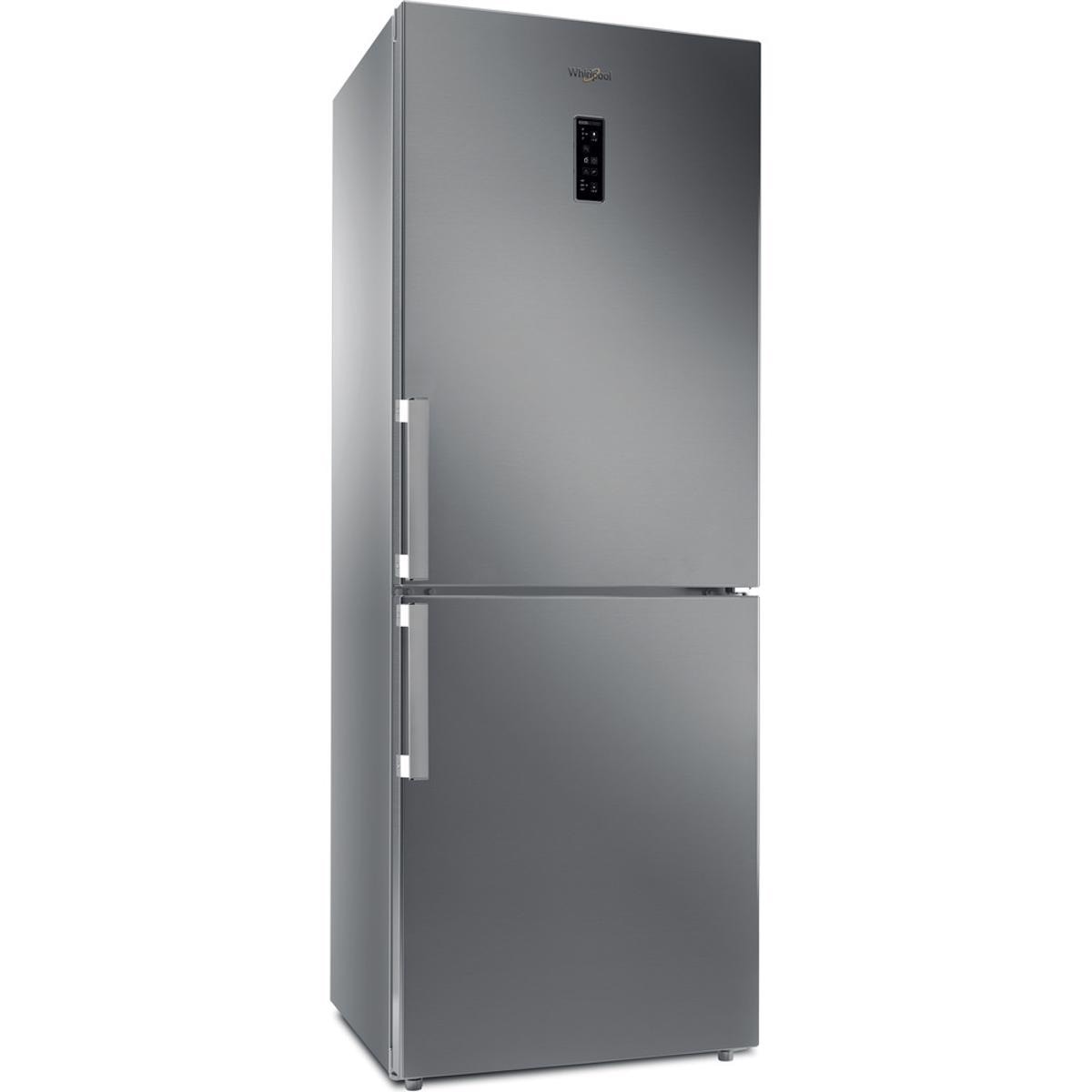 Frigorífico Combinado Whirlpool WB70E 973 X com Tecnologia No Frost e 6º Sentido e de 195,5 cm - Optic Inox Inox-1
