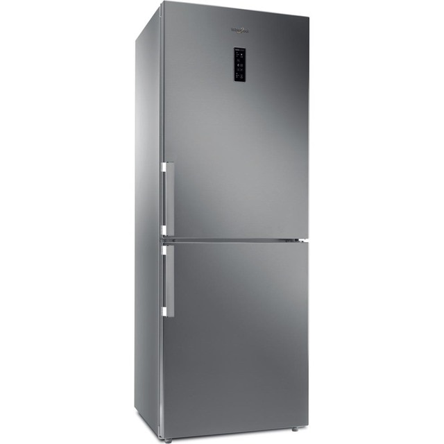 Imagem 0 de Frigorífico Combinado Whirlpool WB70E 973 X com Tecnologia No Frost e 6º Sentido e de 195,5 cm - Optic Inox