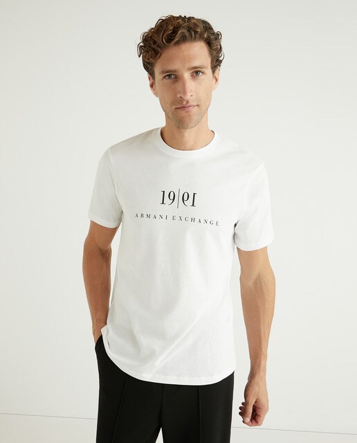 Camiseta de hombre manga corta blanca · Armani Exchange · El Corte Inglés