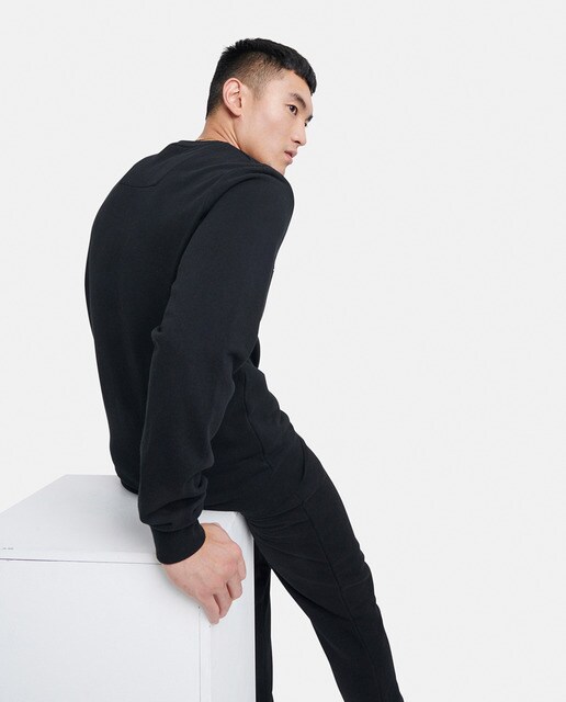 Sudadera de hombre negra sin capucha · Nautica · El Corte Inglés