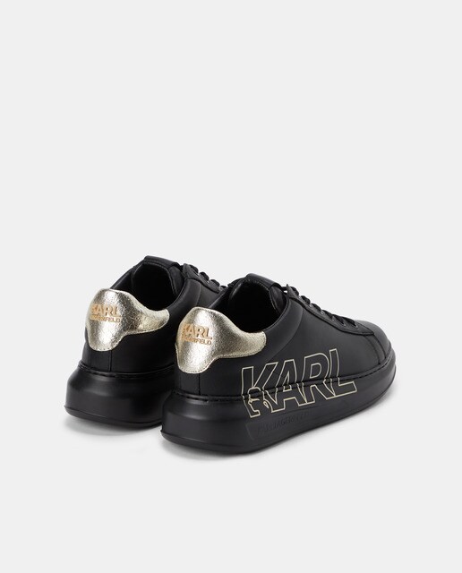 Zapatillas de mujer de piel Karl Lagerfeld en negro con logo lateral · Karl  Lagerfeld · El Corte Inglés