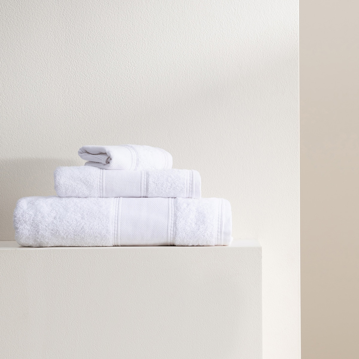 Serviette de bain avec bordure personnalisable 500 g/m2 New Panamá