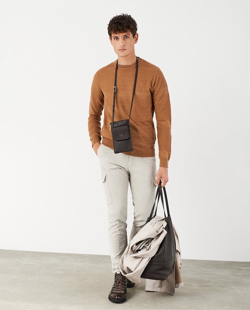 Pantalón cargo de pana de hombre regular crudo · Roberto Verino · El Corte  Inglés