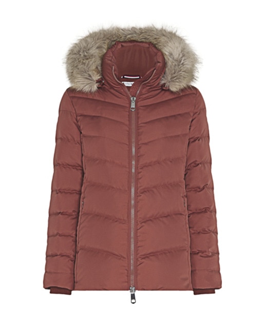 Imagen 0 de Plumífero corto de mujer con capucha