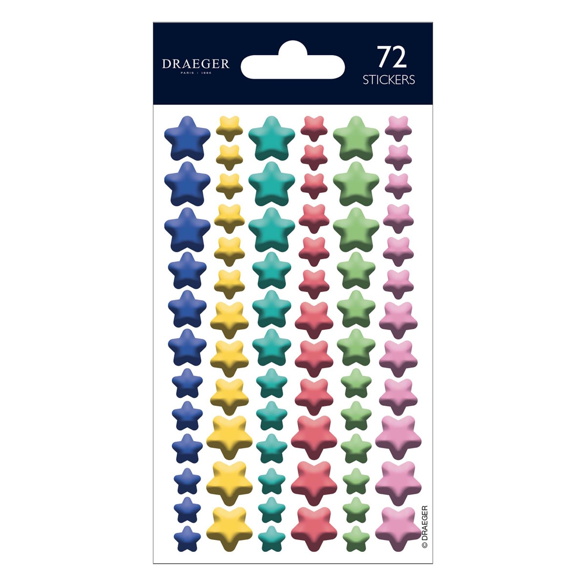 Imagem 0 de Sticker Estrelas Multicolor