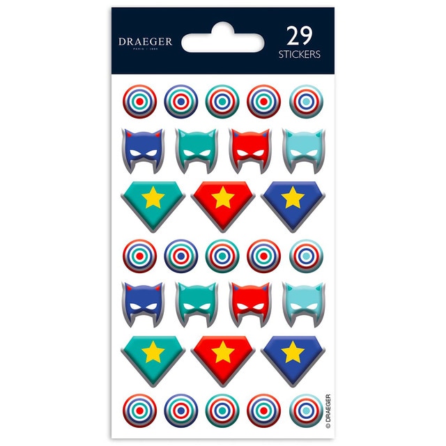 Imagem 0 de Sticker Escudos Máscaras Multicolor