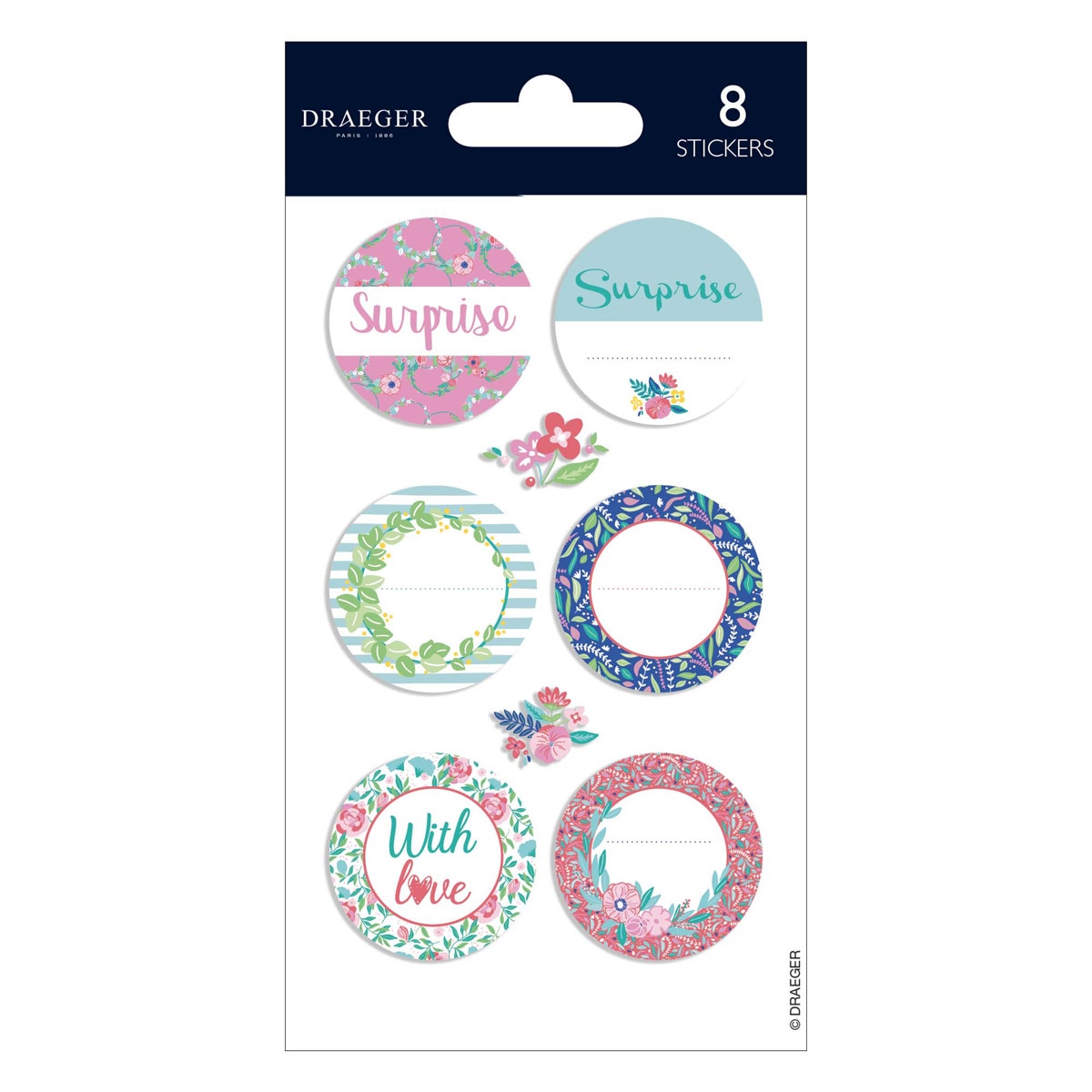 Sticker fechos surpresa Multicolor Pastel Multicolor-1