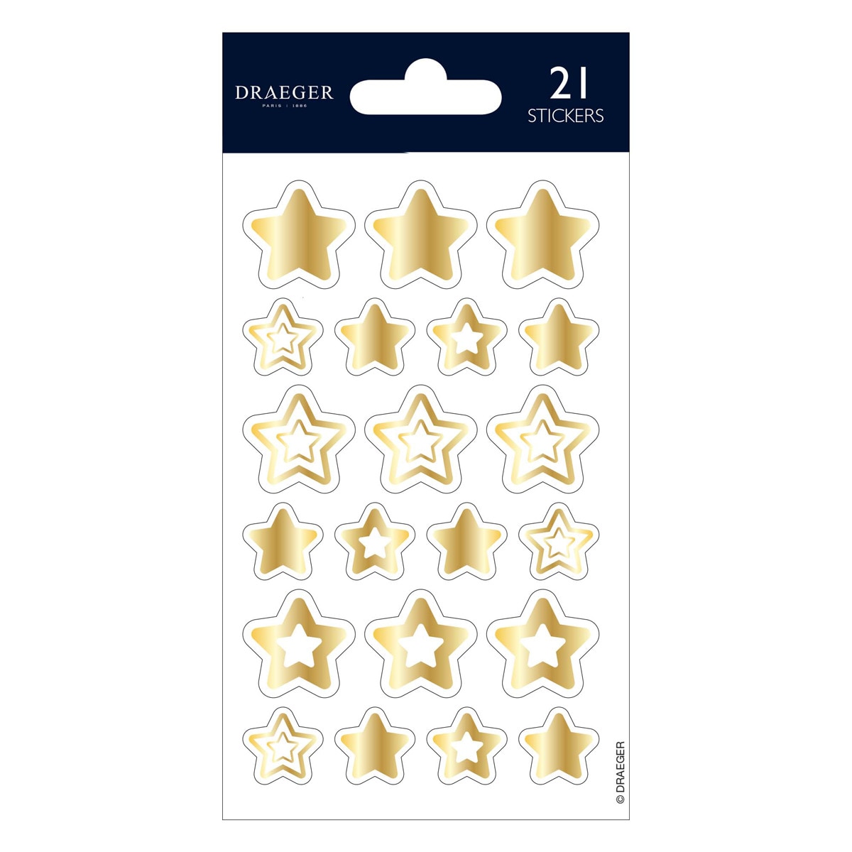 Sticker Estrelas Dourado Dourado-1