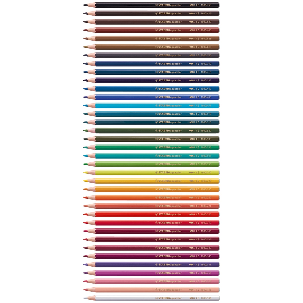Caja de Metal de 24 Lápices de Color Acuarelables aquacolor STABILO Multicolor-3