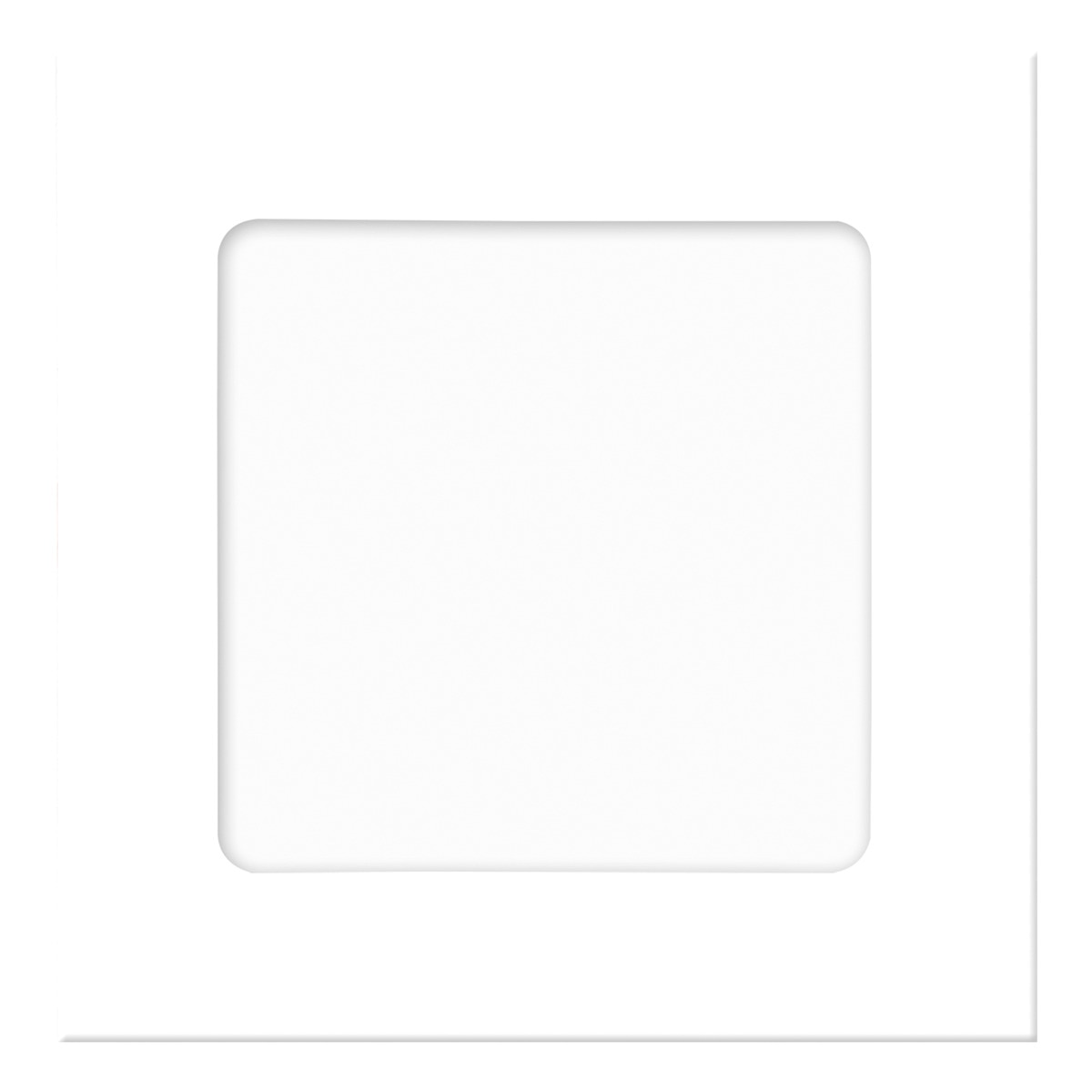 Downlight LED empotrable cuadrado 6 W 420 lm Blanco-1