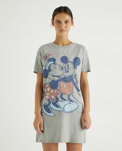 Camisón corto con estampado Mickey y Minnie · Easy Wear · El Corte Inglés