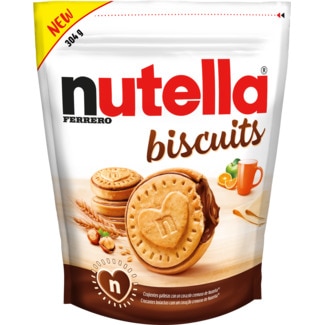 Bolachas Recheadas com Nutella embalagem 304 g - Ferrero