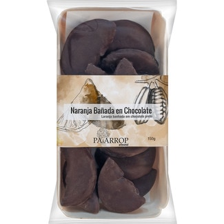 naranja bañada en chocolate bandeja 150 g - Paiarrop