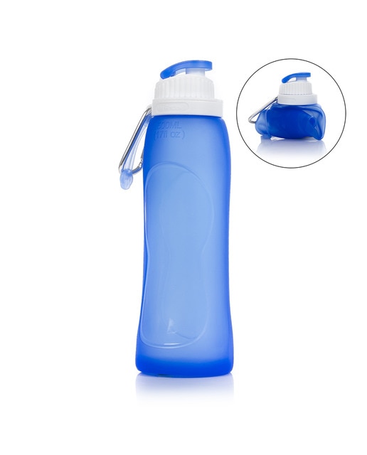 Imagen 0 de Botella plegable enrollable de 500 ml