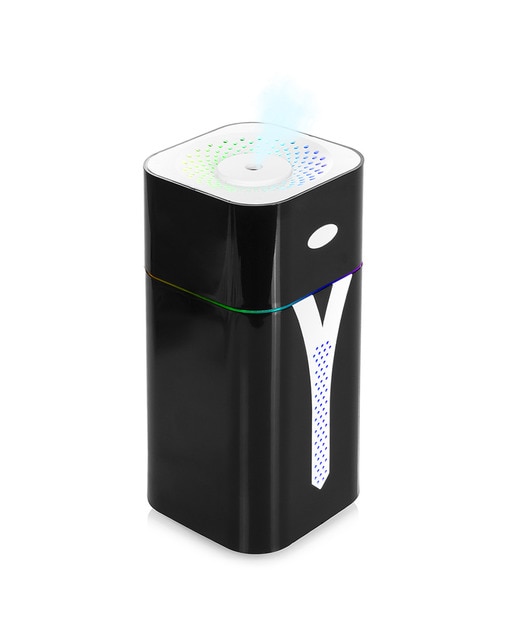 Imagen 0 de Humidificador KST08 de 420 ml con luz LED multicolor ambiental