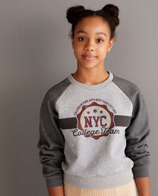 Sudadera manga ranglán con print · Belle\u0026Rebel · El Corte Inglés