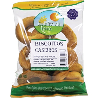 Biscoitos Caseiros embalagem 300 g - Celeiro Da Terra