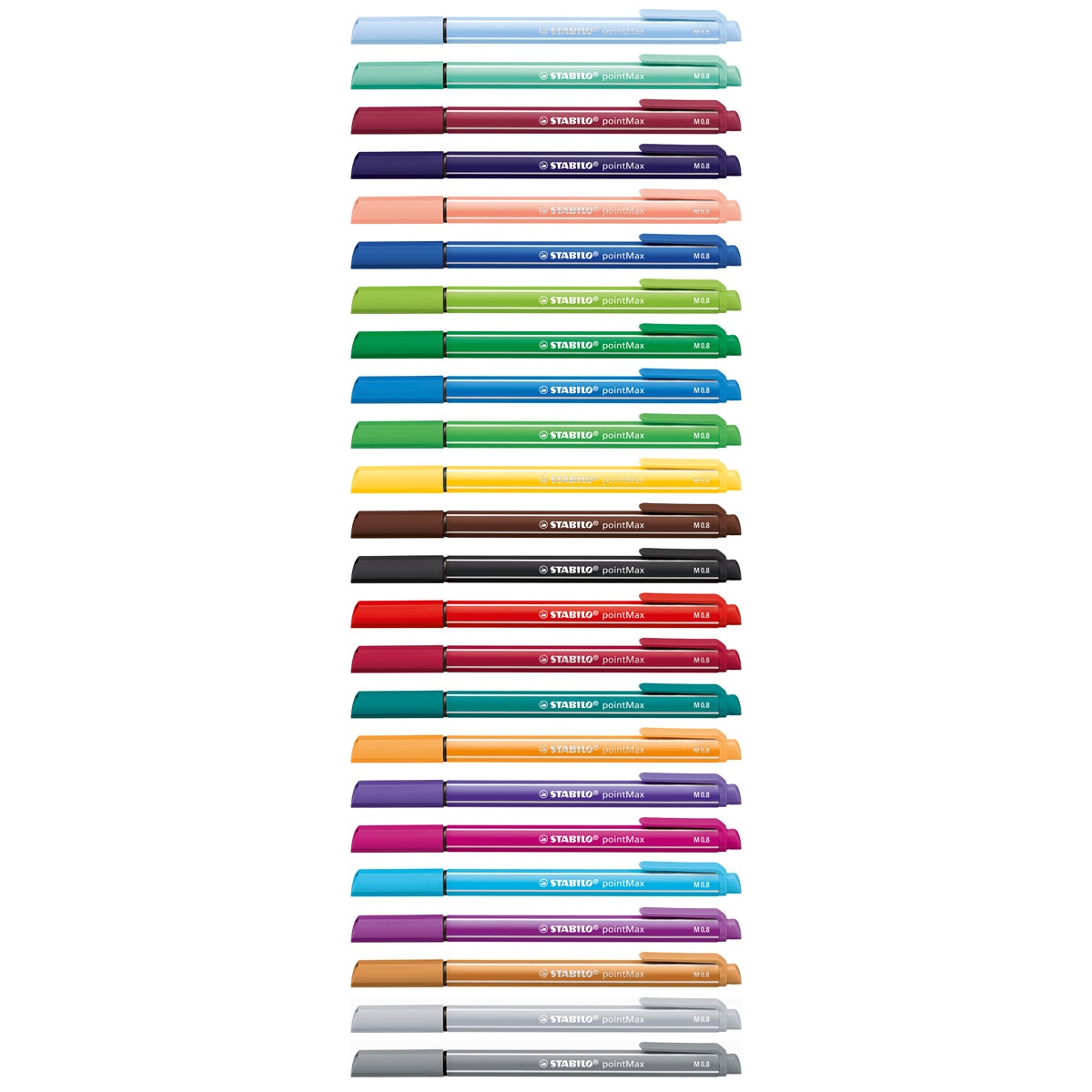Pack de 4 Rotuladores Punta Fina Premium pointMax STABILO Multicolor Pastel Multicolor-2
