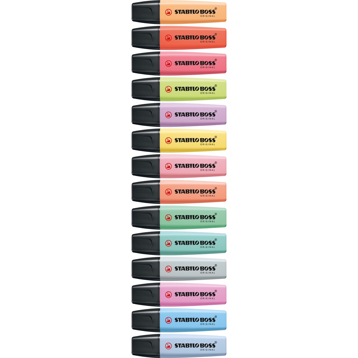 Estojo de 4 Canetas de Feltro BOSS ORIGINAL Pastel - Multicolor Multicolor-6