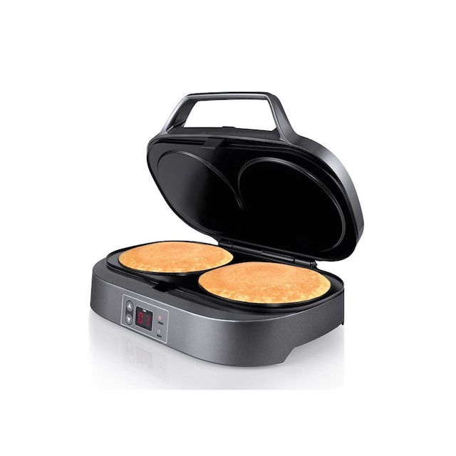 Imagem 0 de Máquina de Panquecas Flama 4902FL de 1300 W e 2 Cavidades - Preto