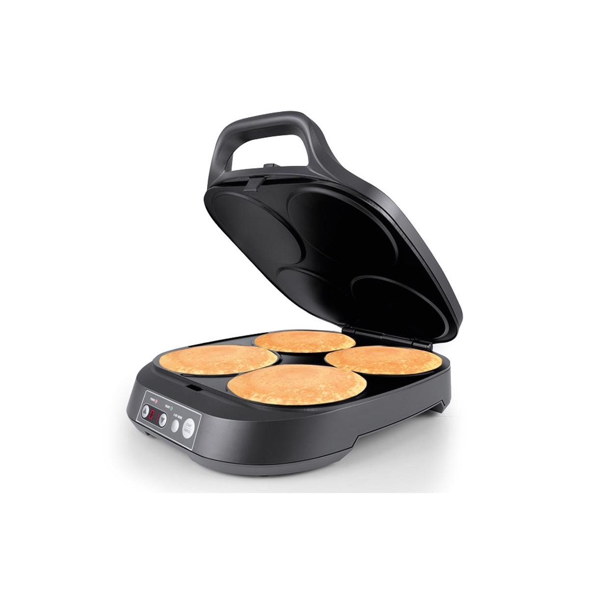 Máquina de Panquecas Flama 4906FL de 2000 W e 4 Cavidades - Preto Preto-1
