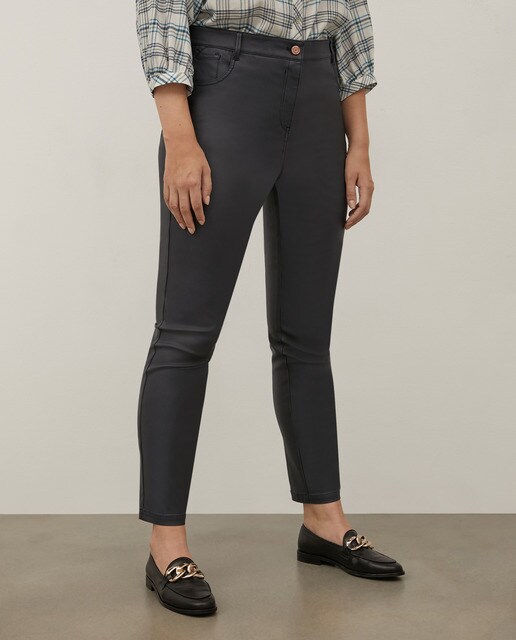 Pantalón pitillo de mujer talla grande encerado push up · Couchel · El  Corte Inglés