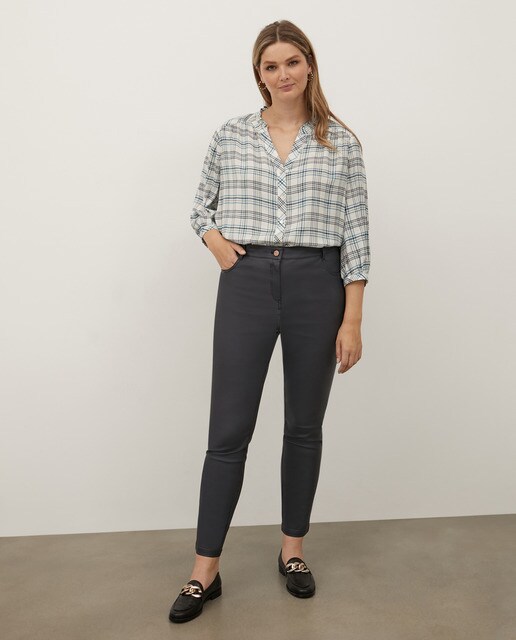 Pantalón pitillo de mujer talla grande encerado push up · Couchel · El  Corte Inglés