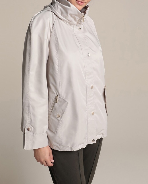 Imagen 0 de Parka lluvia de mujer talla grande lisa