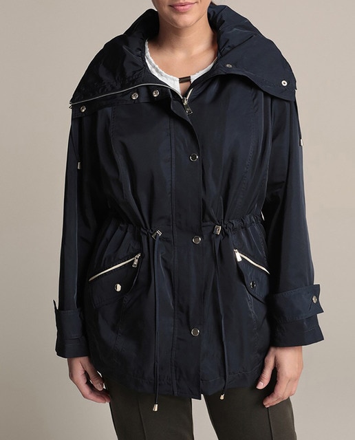 Imagen 0 de Parka corta de mujer talla grande repelente al agua