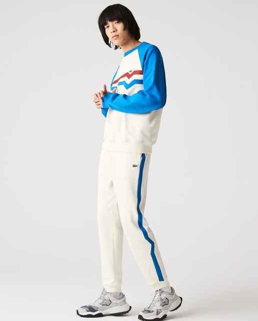Pantalón de chándal de hombre regular Made in France en felpa de algodón  ecológico blanco · Lacoste · El Corte Inglés