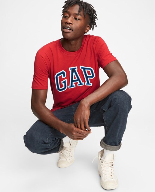 Camiseta de hombre roja de manga corta · GAP · El Corte Inglés