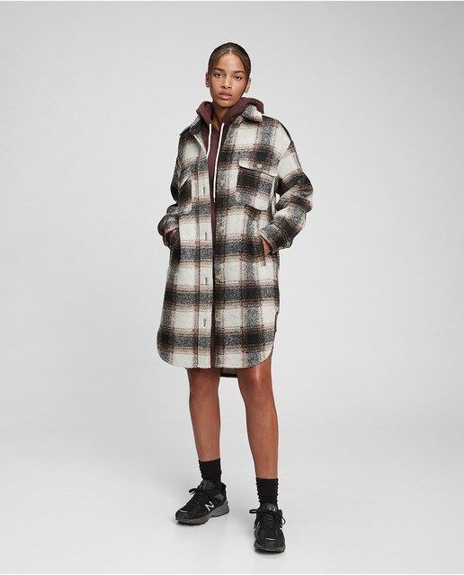 Chaqueta de mujer con bolsillos midi · GAP · El Corte Inglés