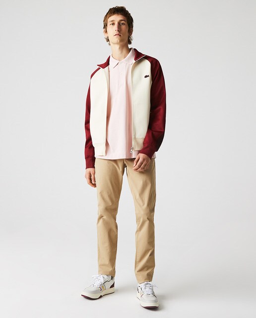 Chino de hombre slim de gabardina elástica lisa · Lacoste · El Corte Inglés